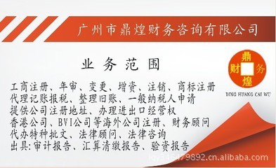 專業(yè)護航，財智未來——廣州市鼎煌財務咨詢有限公司